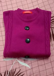 Woolen Sweater Top For College Girls