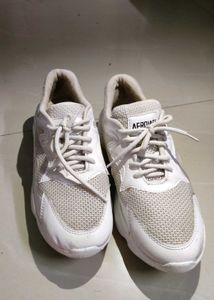 white sneakers