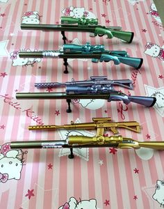 Gun Design Pens 8 Pcs