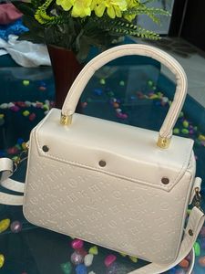 Stylish Cream Handbag
