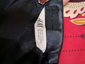 H&amp;m Leather Skirt
