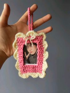 Handmade Crocheted Photocard holder
