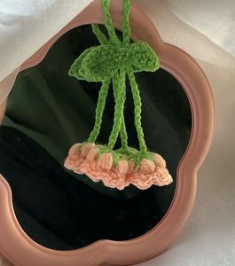 Crocheted bag charm/ keychain