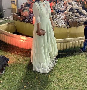 Elegant Mint Green Gown