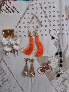 5 earrings combo