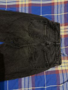 charcoal wide leg jeans