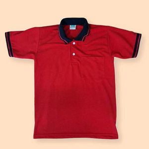 🛑 Men's Red Polo T-Shirt