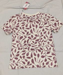 Printed Beige Tshirt