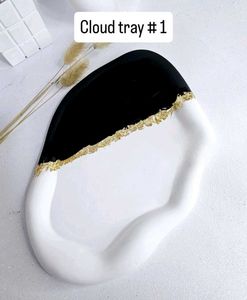 Modern Black & Gold Decorative Tray