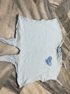 Light Blue Graphic T-Shirt