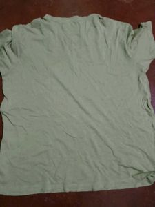Olive Green Crew Neck T-Shirt