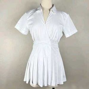Sales final price 🔥 Zara White Pleated Tennis Dre