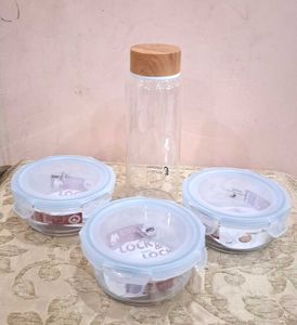 Sanjeev Kapoor Glass Lunch Set