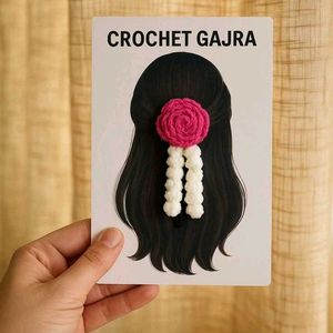 Crochet Gajra Hair Accessory