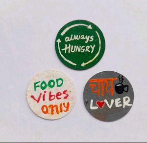 Handmade Chai & Food Lover stickers