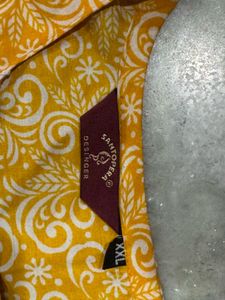 Elegant Yellow Printed Kurta Set
