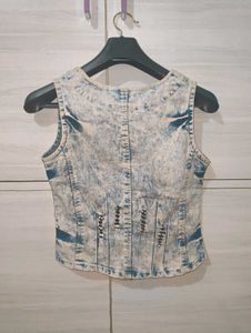 Denim Vest - Shrug Jacket