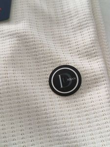 Textured White Polo T-Shirt