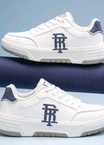 women's White Sneakers with Logo