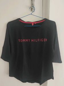 Brand inspired Tommy Hilfiger Black T-Shirt