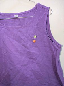 Purple Sleeveless Top