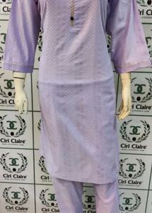Lavender Salwar Suit Set