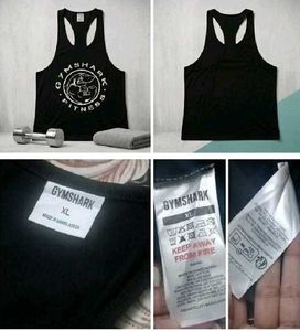 Men's Black Athletic Tank Top
