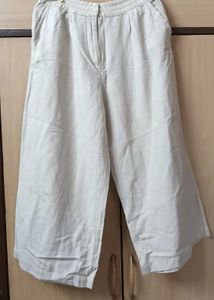 Cream linen pants 🍦