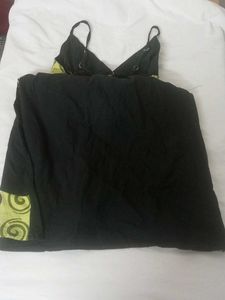 Green Swirl Print Sundress