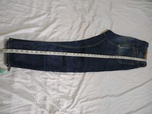 zara man  Distressed Blue Jeans