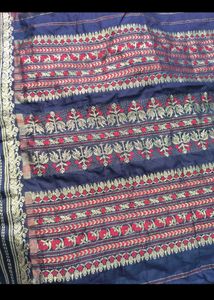Red &amp; Blue Ethnic Saree