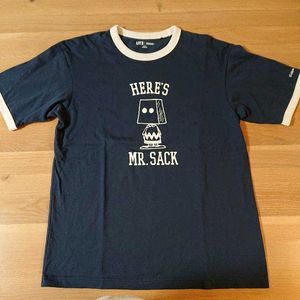 Uniqlo Navy Blue Graphic T-Shirt