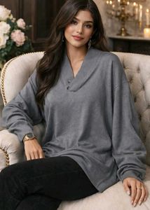 Gray warm Polo Shirt