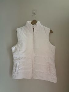 White Puffer Vest