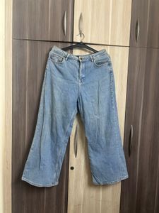 Light Wash Wide Leg Jeans