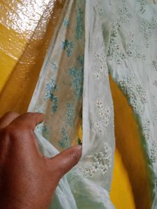 Elegant Mint Green Kurta Set with Palazzo