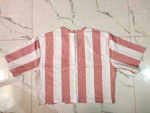 Striped Cropped T-Shirt