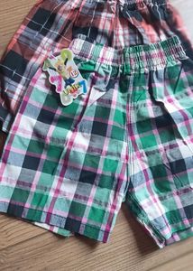 Cute combo Plaid Shorts for boys
