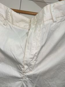 Classic White Men's Shorts