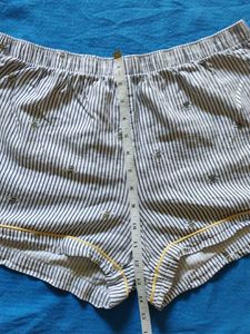Cute Bee Striped Pajama Shorts