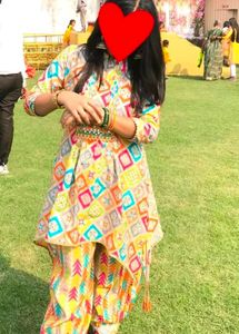 multicolour kurta set