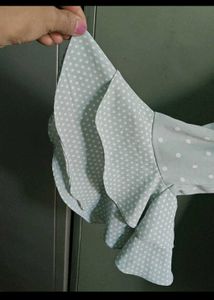 Price Drop Polka Dot Ruffle Blouse