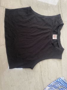 black tank top