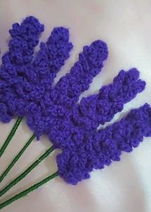 Set Of 6 Crochet Lavenders🪻 With Surprise Freebie