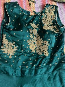 Elegant Green Ethnic Blouse