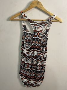 Boho Tribal Print Racerback Tank Top