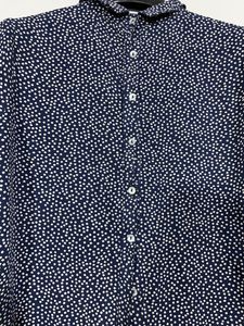Women Blue Polka Dots Top |
