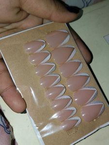 Elegant French Tip Press-On Nails