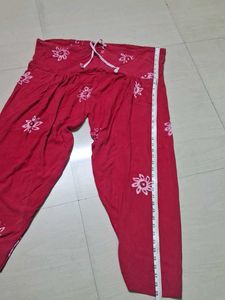 Stylish Pink Printed Kurta and Dhoti Set of 2
