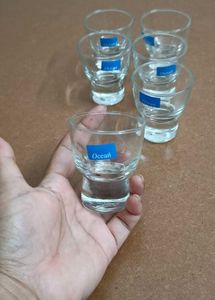 Set of 6 Ocean Sake Glasses